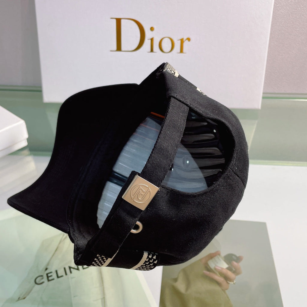 Christian Dior Oblique Web Baseball Cap