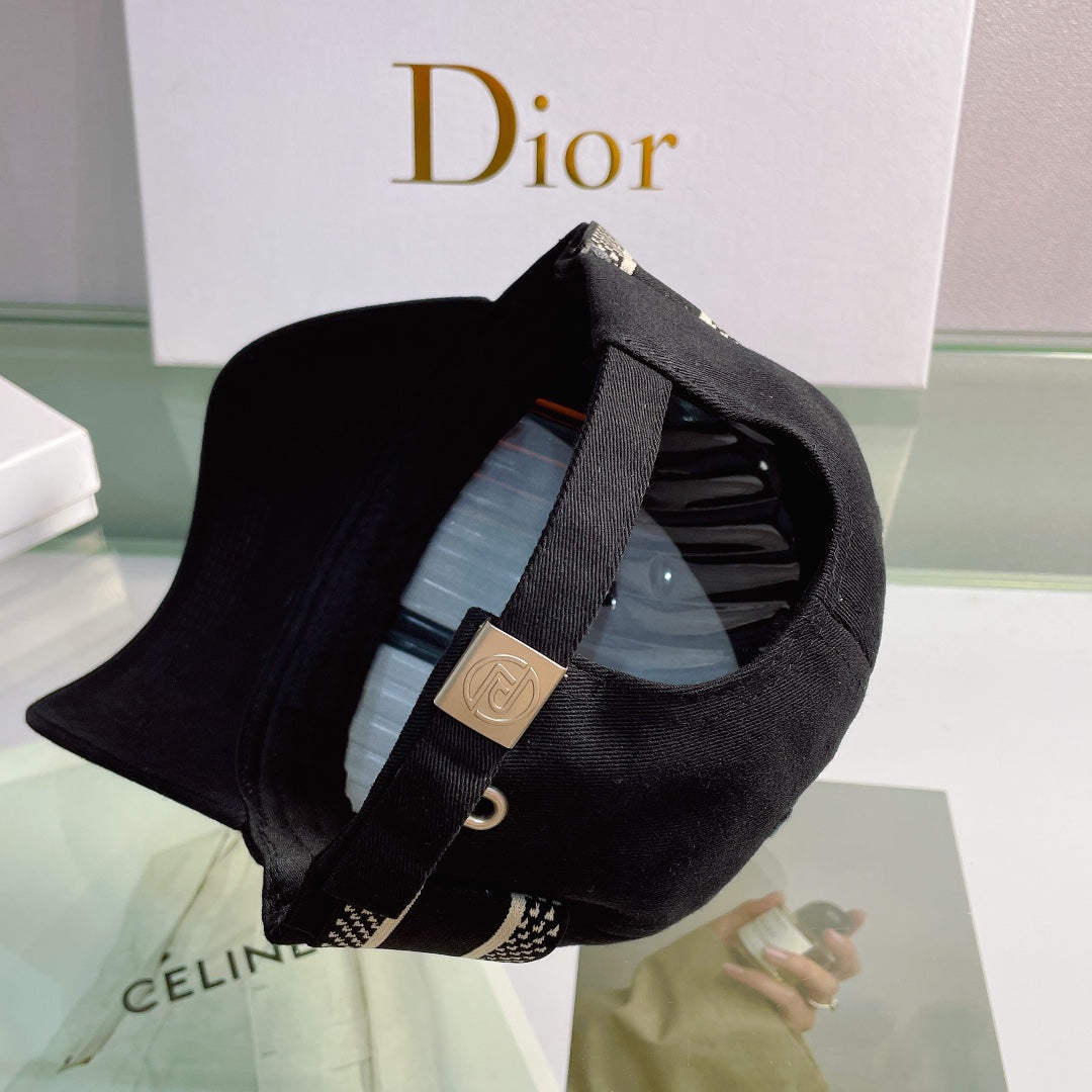 Christian Dior Oblique Web Baseball Cap