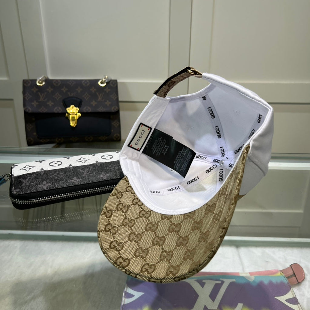Gucci GG Monogram Baseball Cap | Luxury Designer Cotton Hat