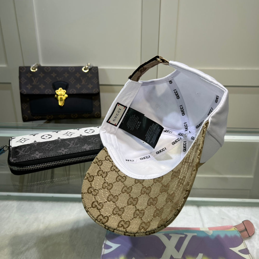 Gucci GG Monogram Baseball Cap | Luxury Designer Cotton Hat