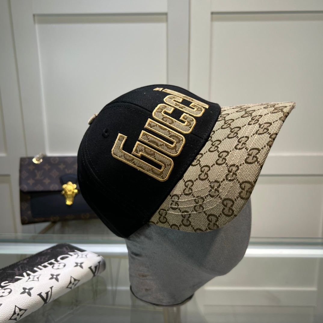 Gucci GG Monogram Baseball Cap | Luxury Designer Cotton Hat