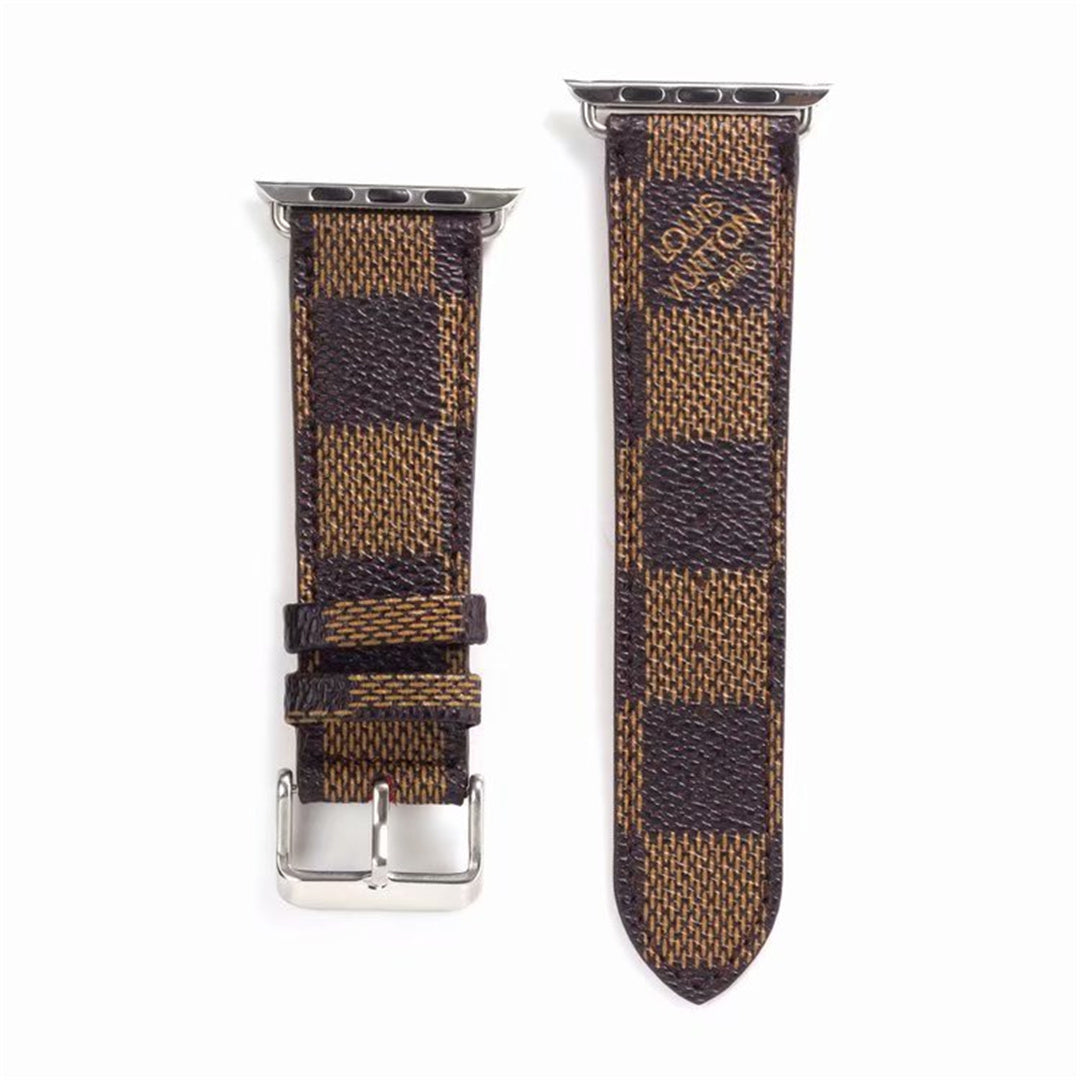 Luxury Louis Vuitton Apple Watch Band – Monogram & Damier Leather Strap