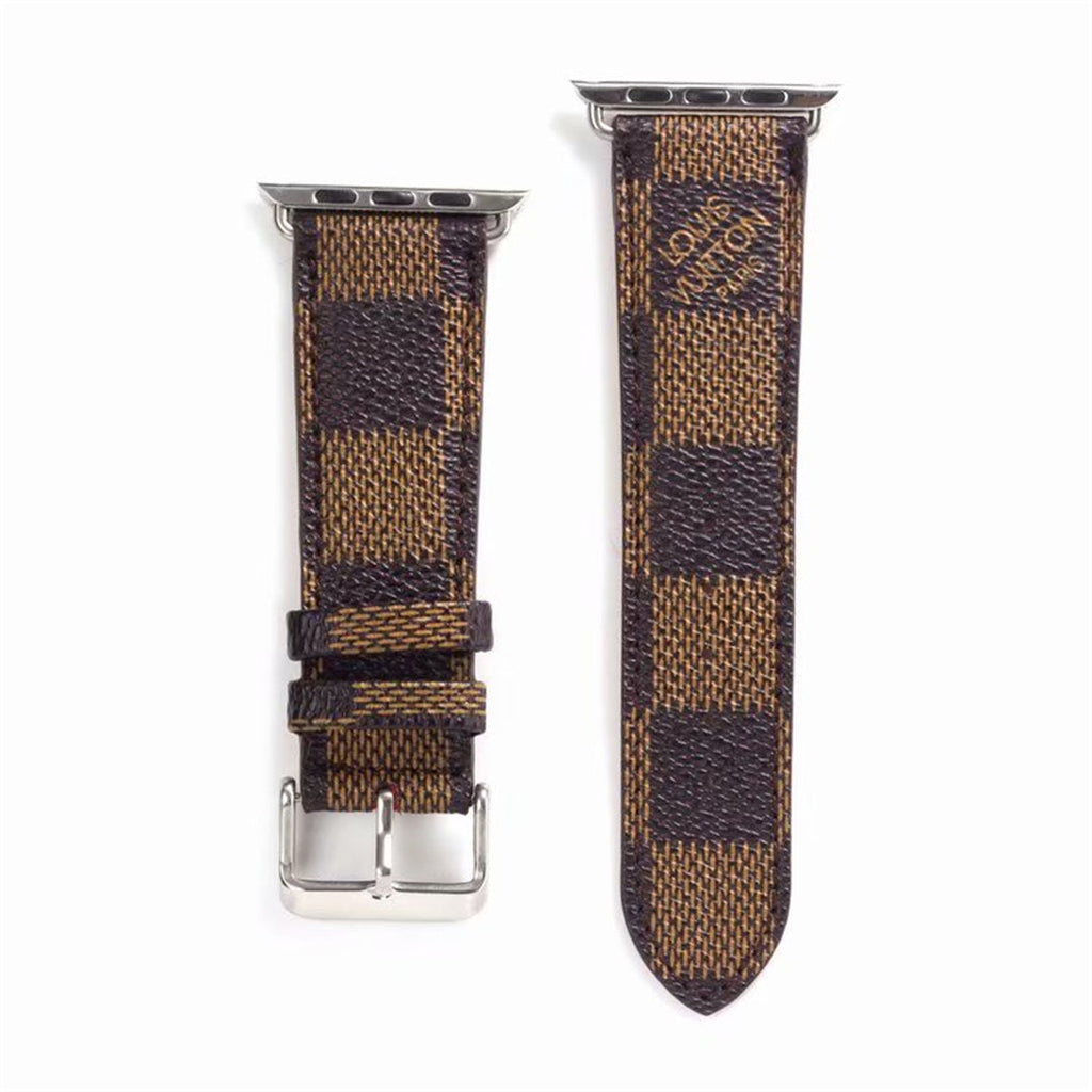 Luxury Louis Vuitton Apple Watch Band – Monogram & Damier Leather Strap