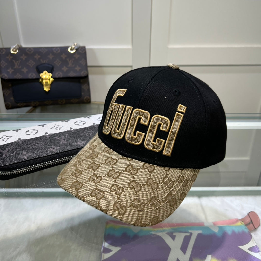 Gucci GG Monogram Baseball Cap | Luxury Designer Cotton Hat