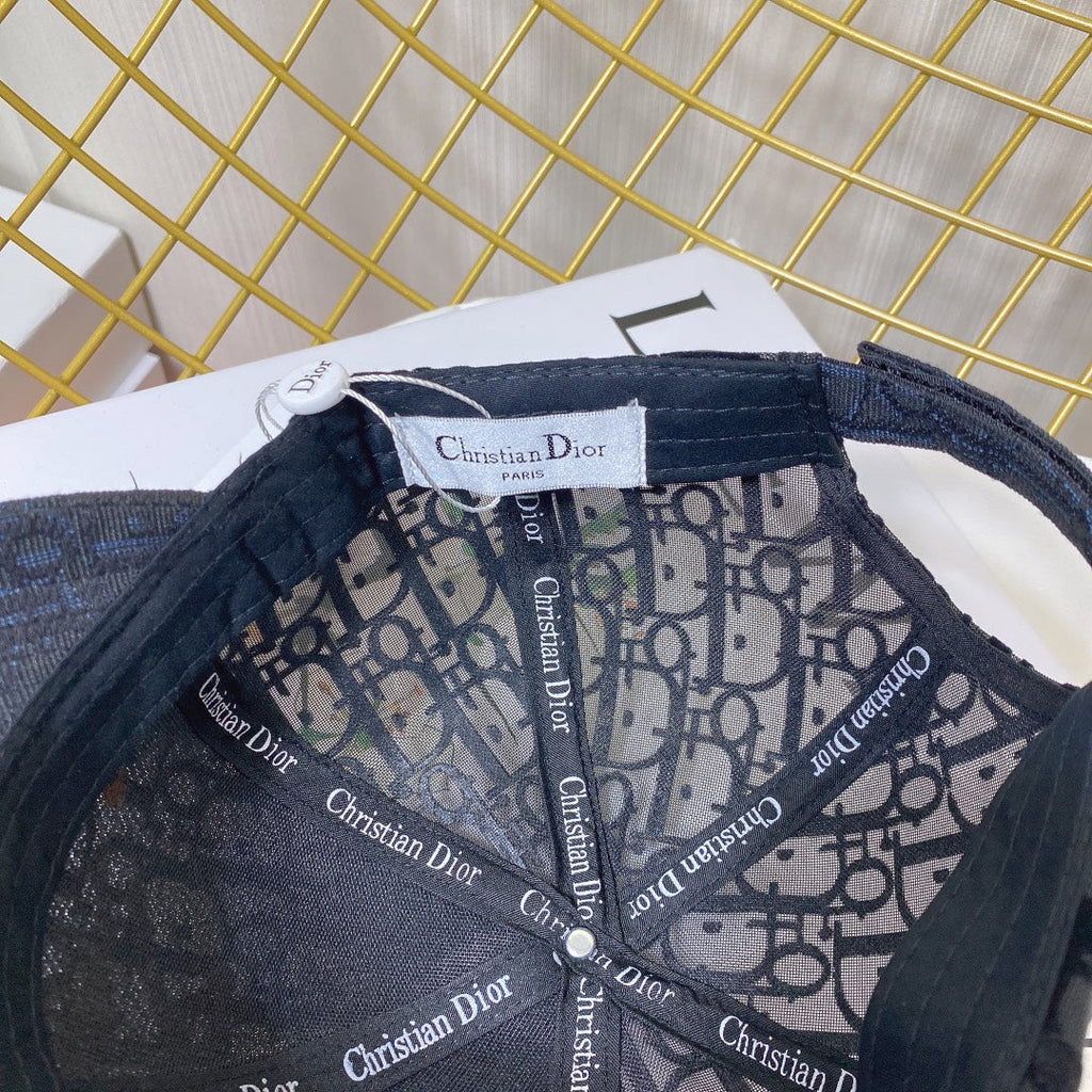Christian Dior Embroidered Mesh Baseball Cap