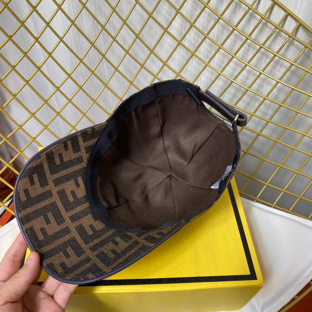 Fendi Classic Embroidered Letter Baseball Cap