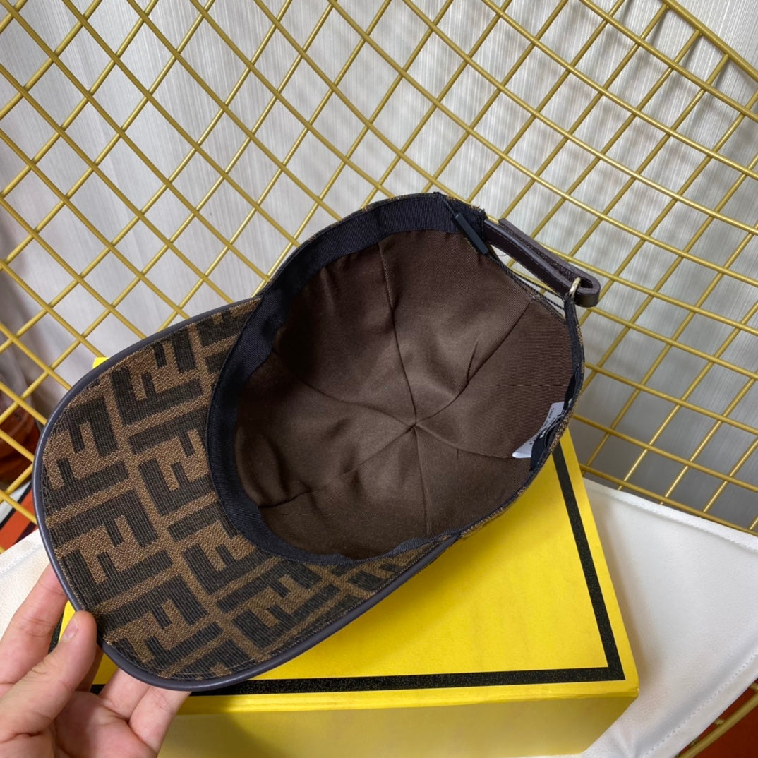 Fendi Classic Embroidered Letter Baseball Cap
