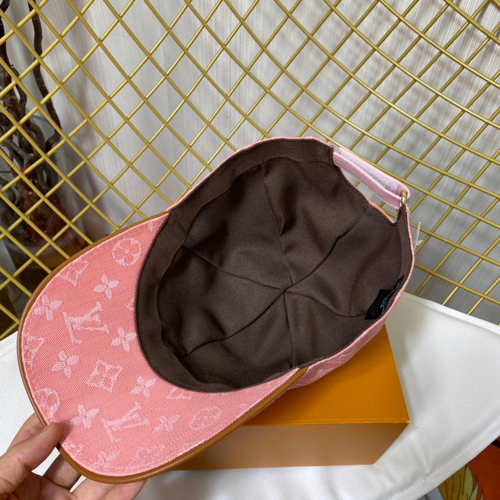 Louis Vuitton Embroidered Denim Baseball Cap
