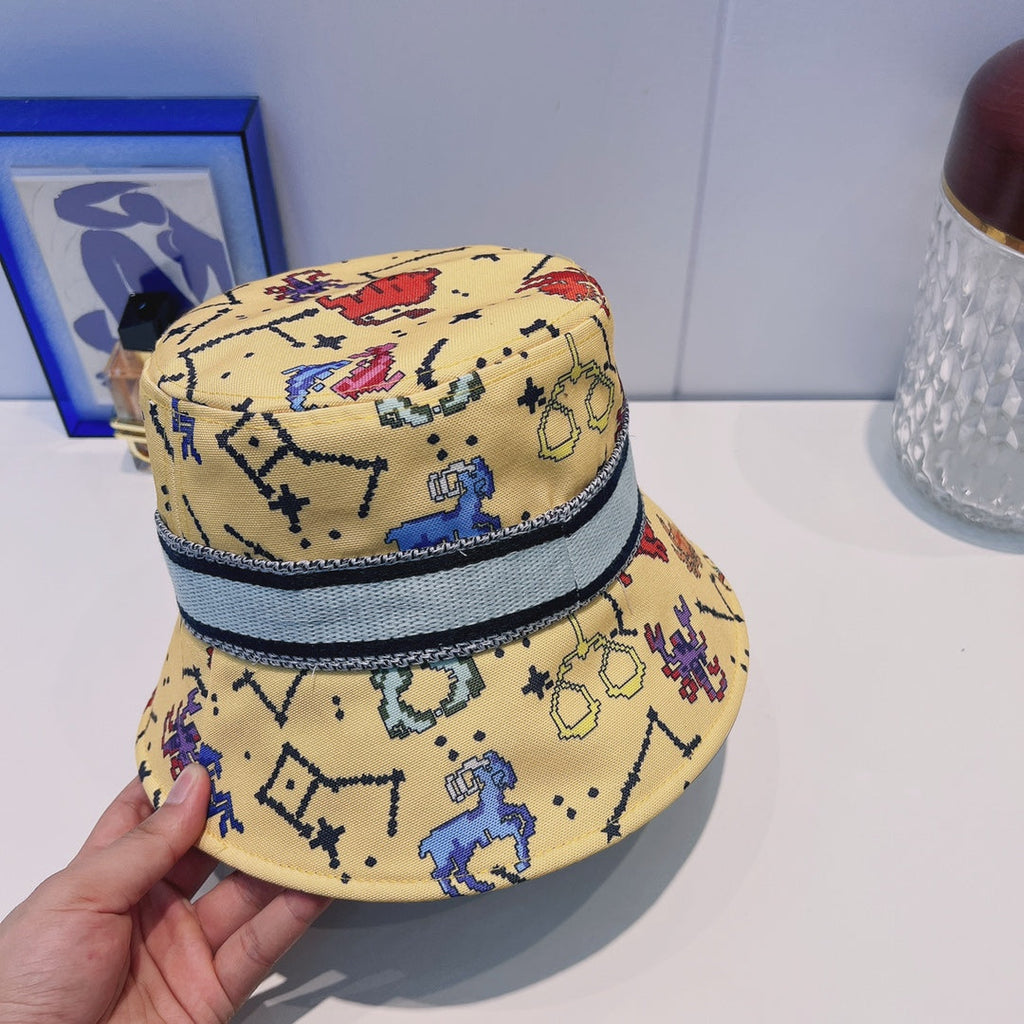 Dior Oblique Webbing Bucket Hat | Luxury Designer Cotton Bucket Hat