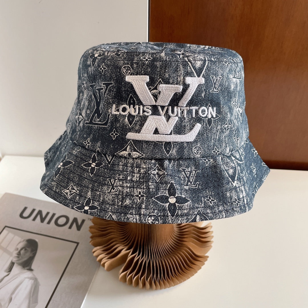 Louis Vuitton Monogram Embroidered Bucket Hat