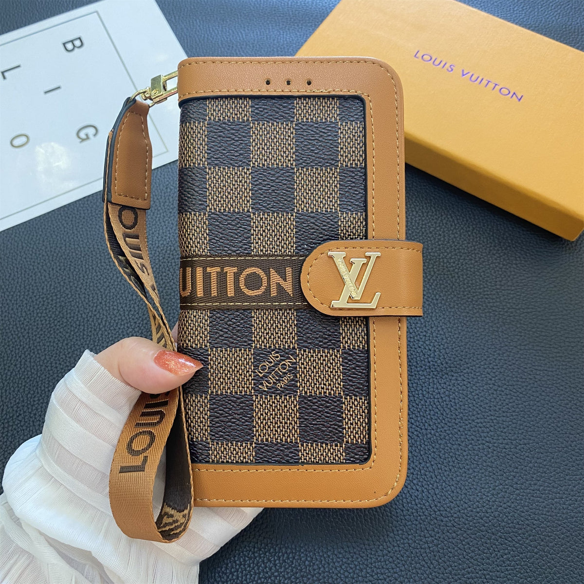 Louis Vuitton Samsung Galaxy S26 Ultra Case Monogram Leather Wallet Card Holder