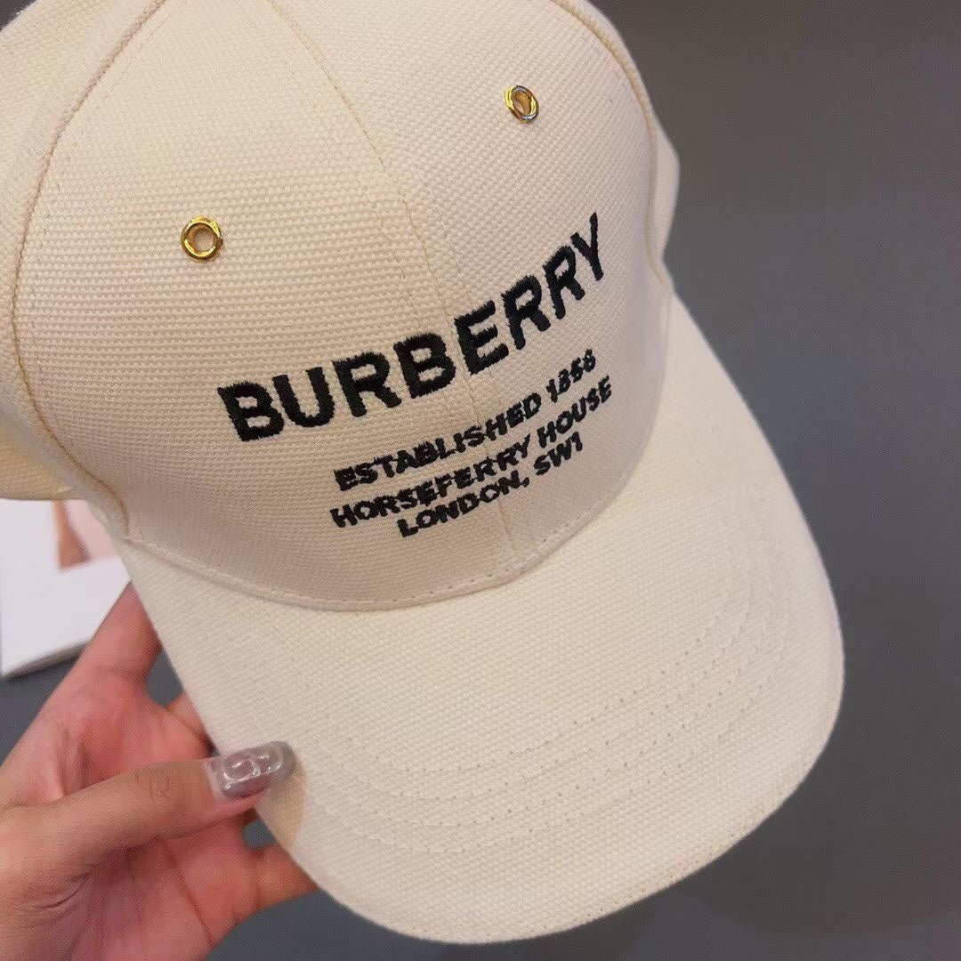 Burberry Embroidered Canvas Baseball Cap | Luxury Designer Hat