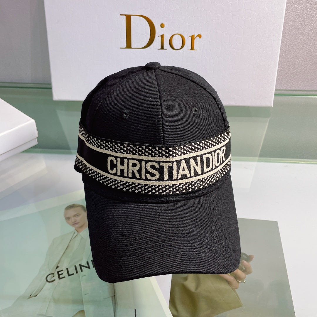 Christian Dior Oblique Web Baseball Cap