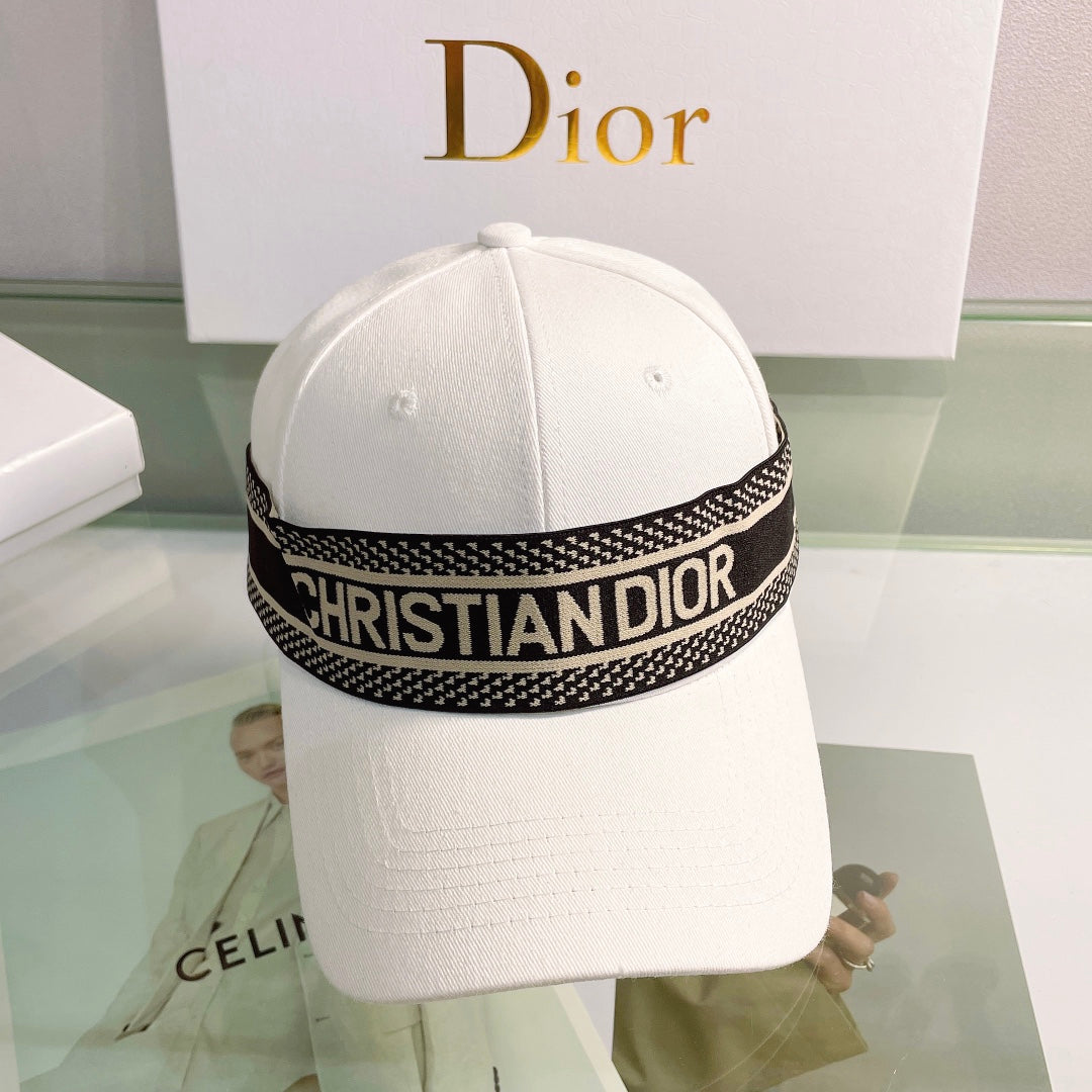 Christian Dior Oblique Web Baseball Cap