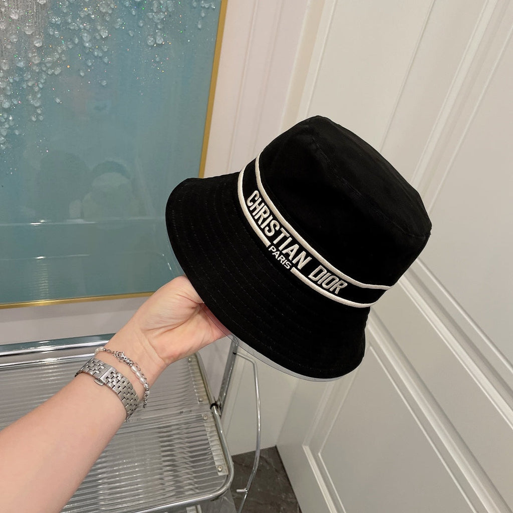 Christian Dior Embroidered Webbing Bucket Hat