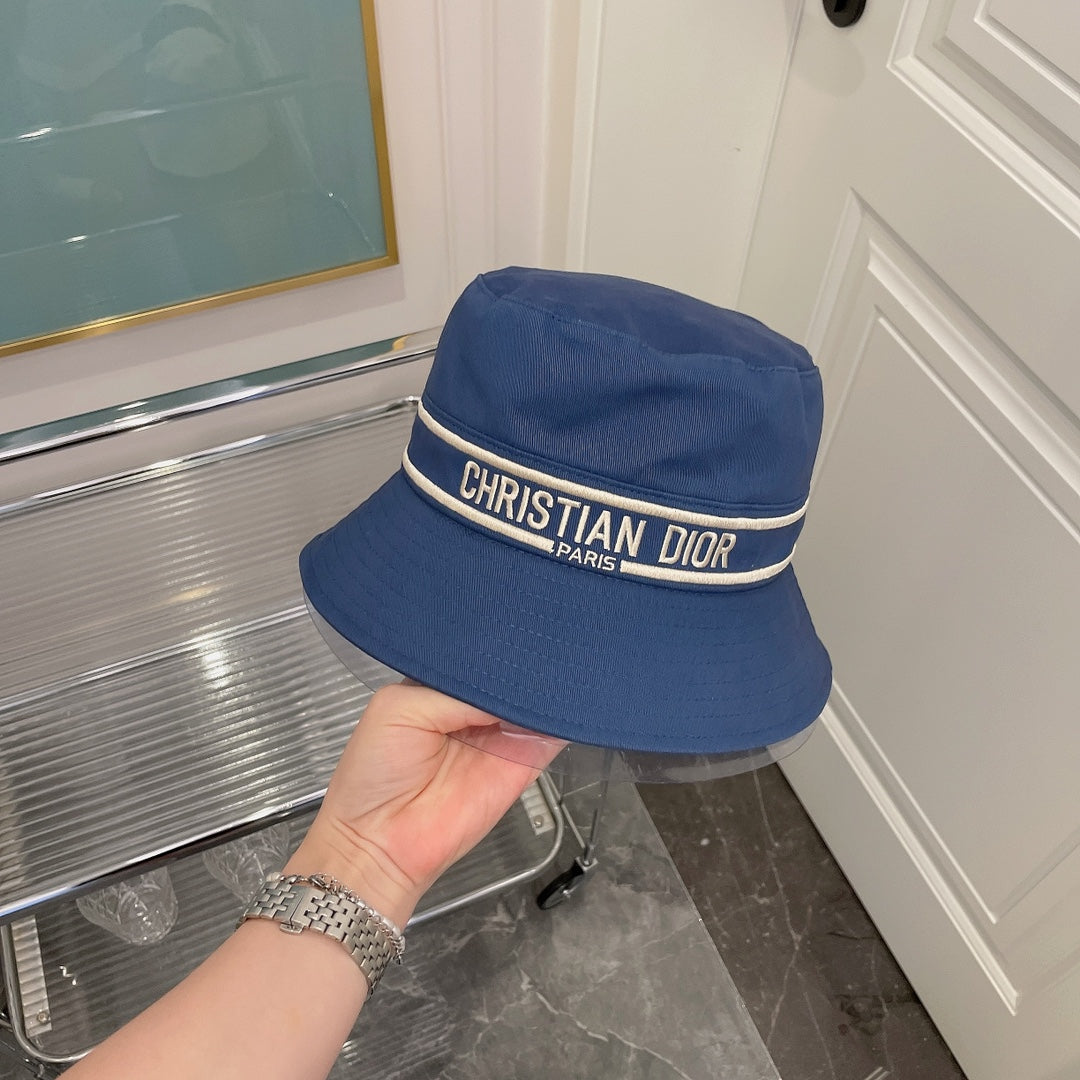 Christian Dior Embroidered Webbing Bucket Hat