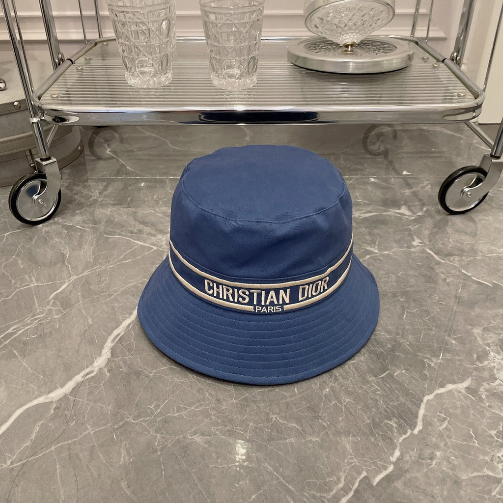 Christian Dior Embroidered Webbing Bucket Hat