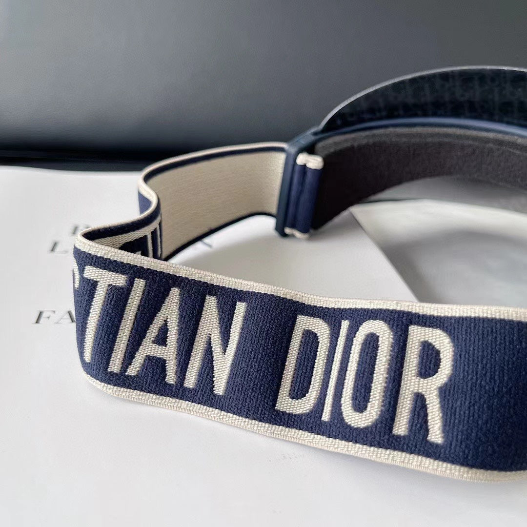 Christian Dior Resin Mirror Sun Visor Hat