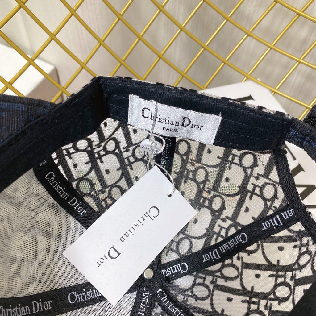 Christian Dior Embroidered Mesh Baseball Cap