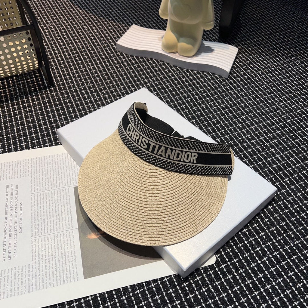 Luxury Christian Dior Summer Sun Hat for Women