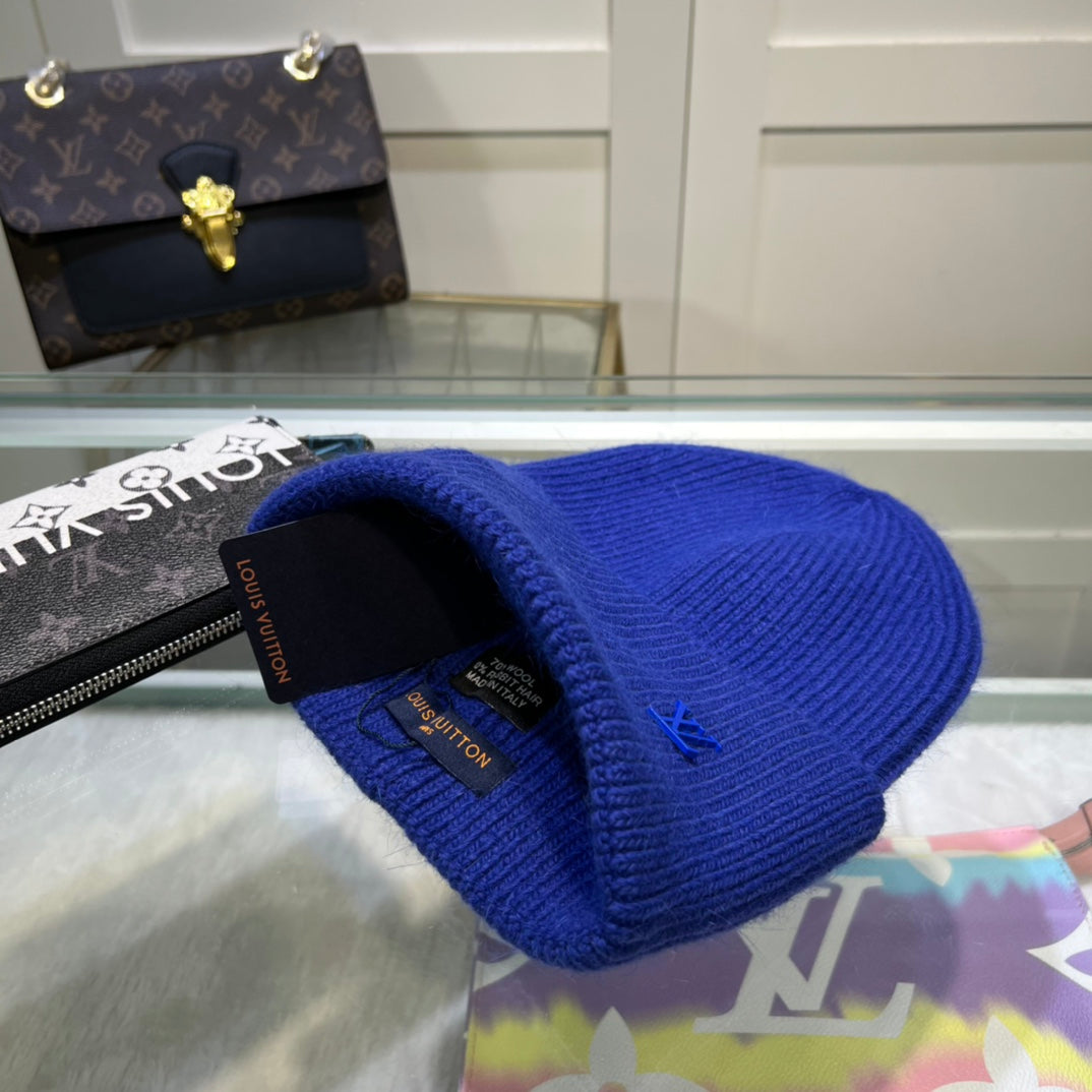Louis Vuitton Embroidered Wool Beanie | Luxury Designer Winter Hat
