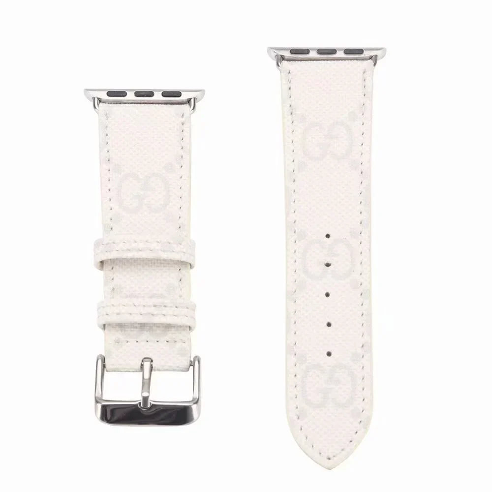 Luxury Gucci GG Apple Watch Band – Leather Strap for Apple Watch Ultra