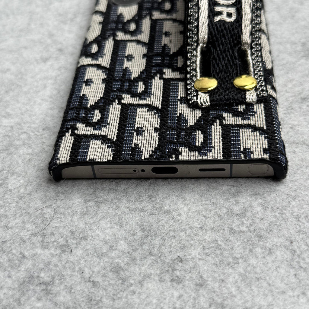 Luxury Dior Oblique Samsung Galaxy S26 Ultra Case with CD Belt – Samsung S26 Ultra