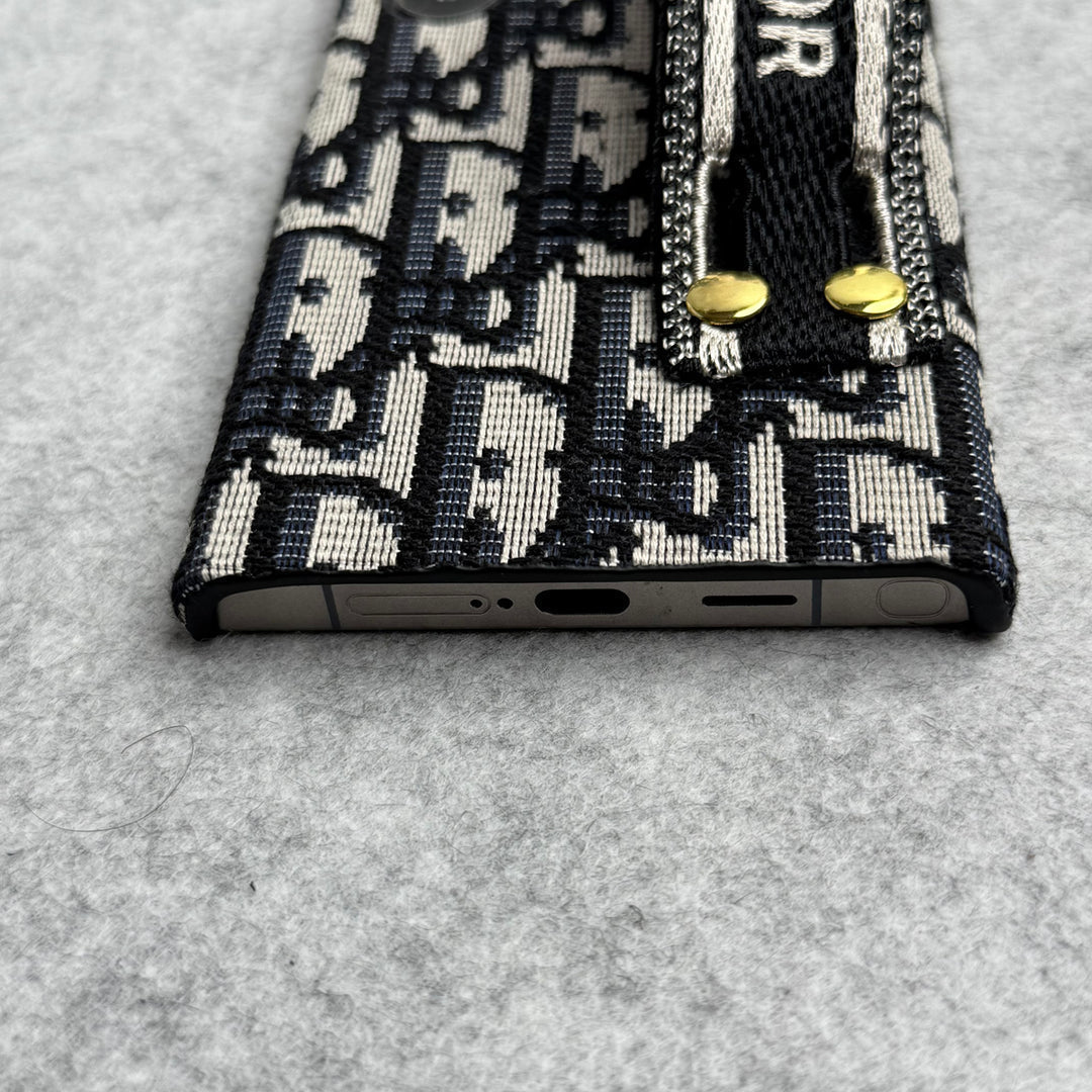 Luxury Dior Oblique Samsung Galaxy S26 Ultra Case with CD Belt – Samsung S26 Ultra