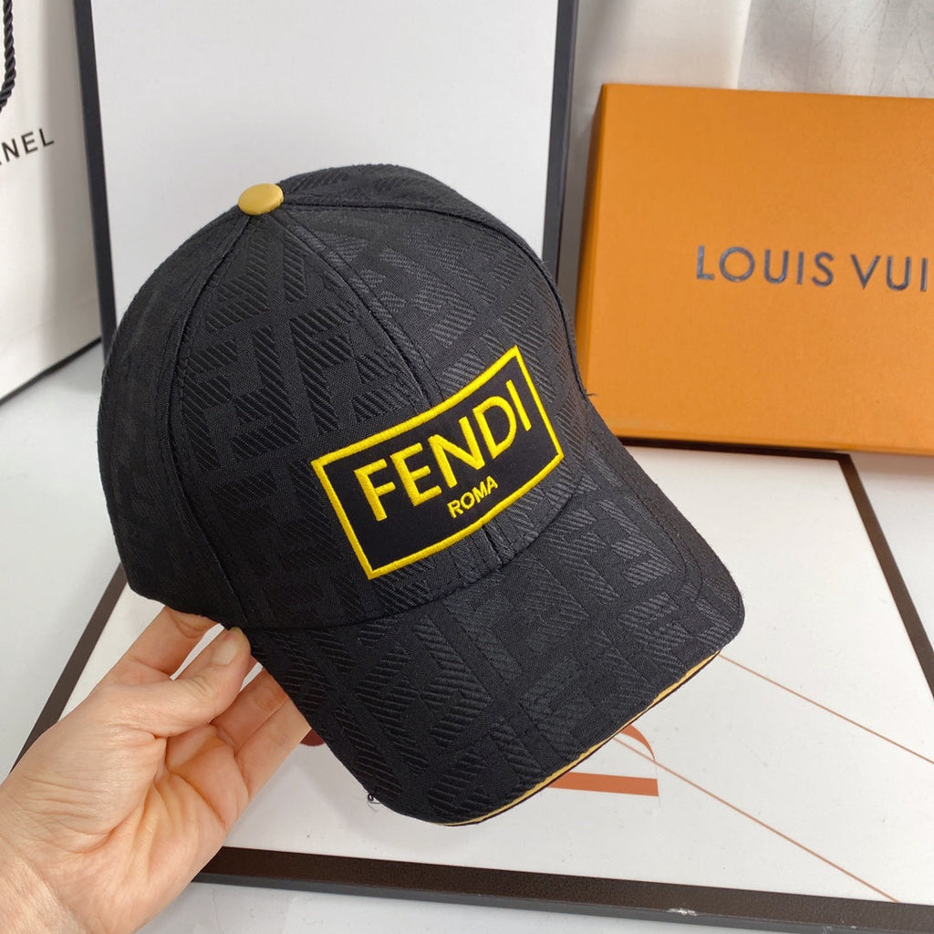 Fendi FF Embroidered Baseball Cap