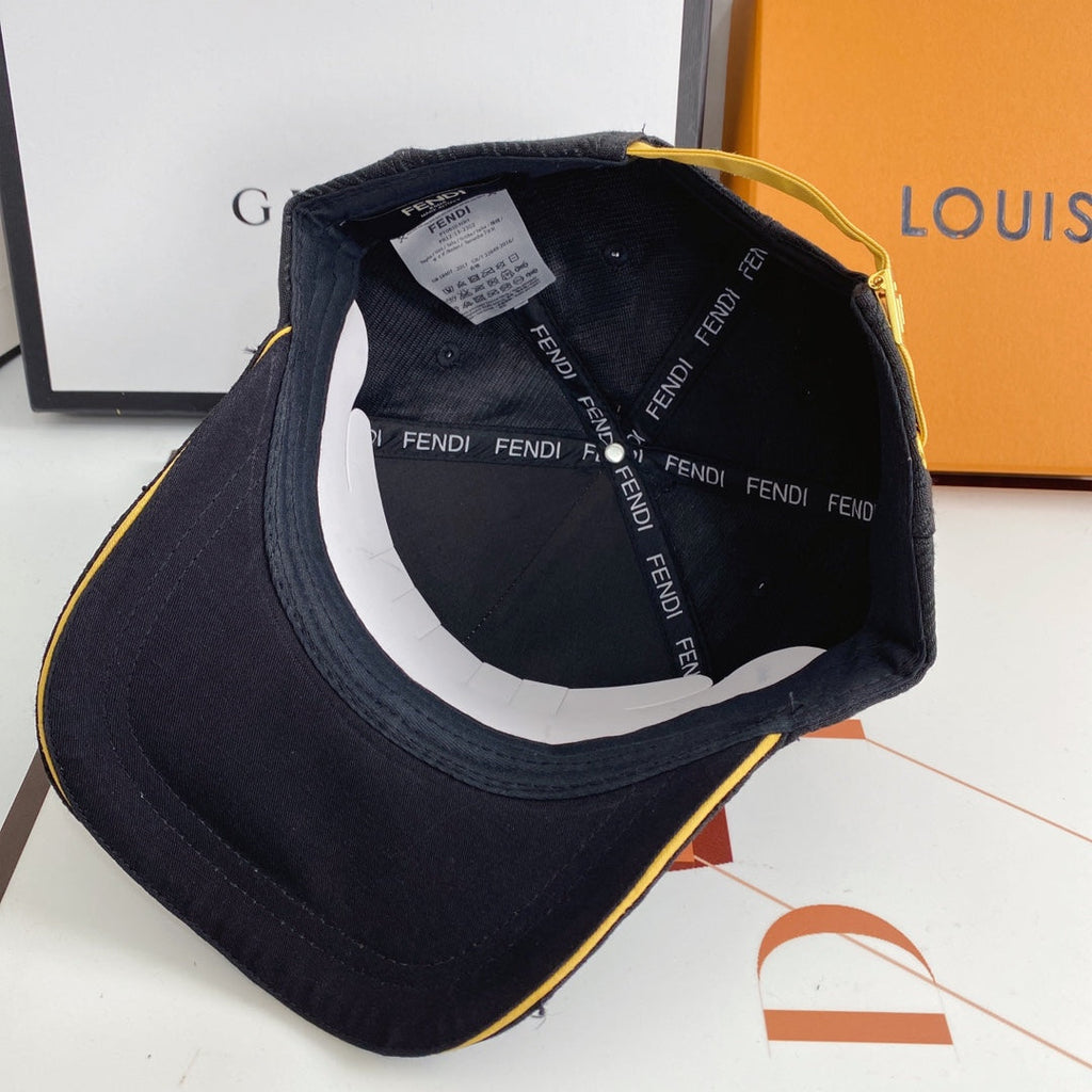 Fendi FF Embroidered Baseball Cap