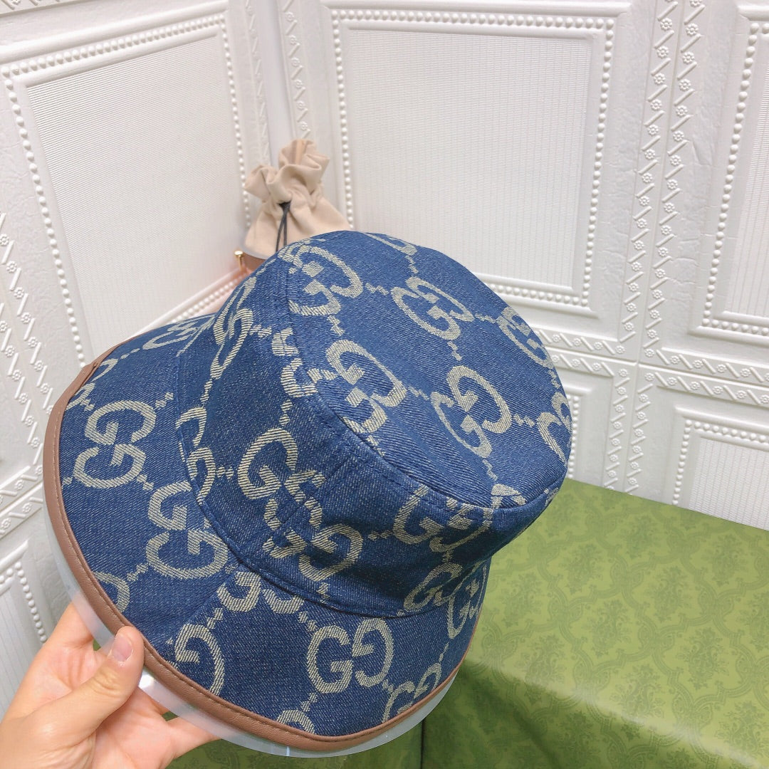 Gucci GG Monogram Vintage Canvas Bucket Hat for Men & Women