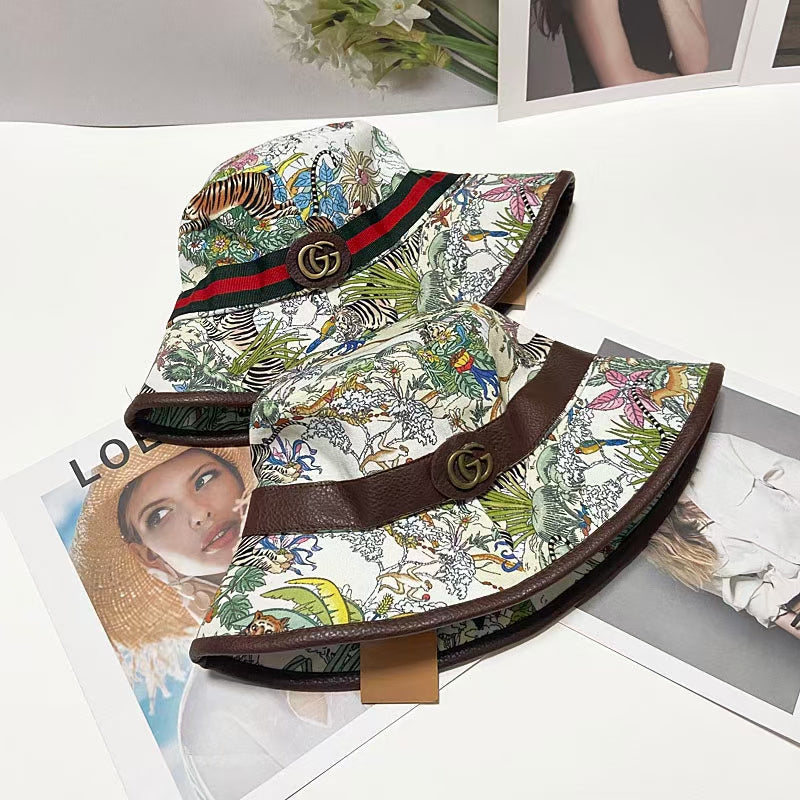 Gucci Bucket Hat Jungle Print