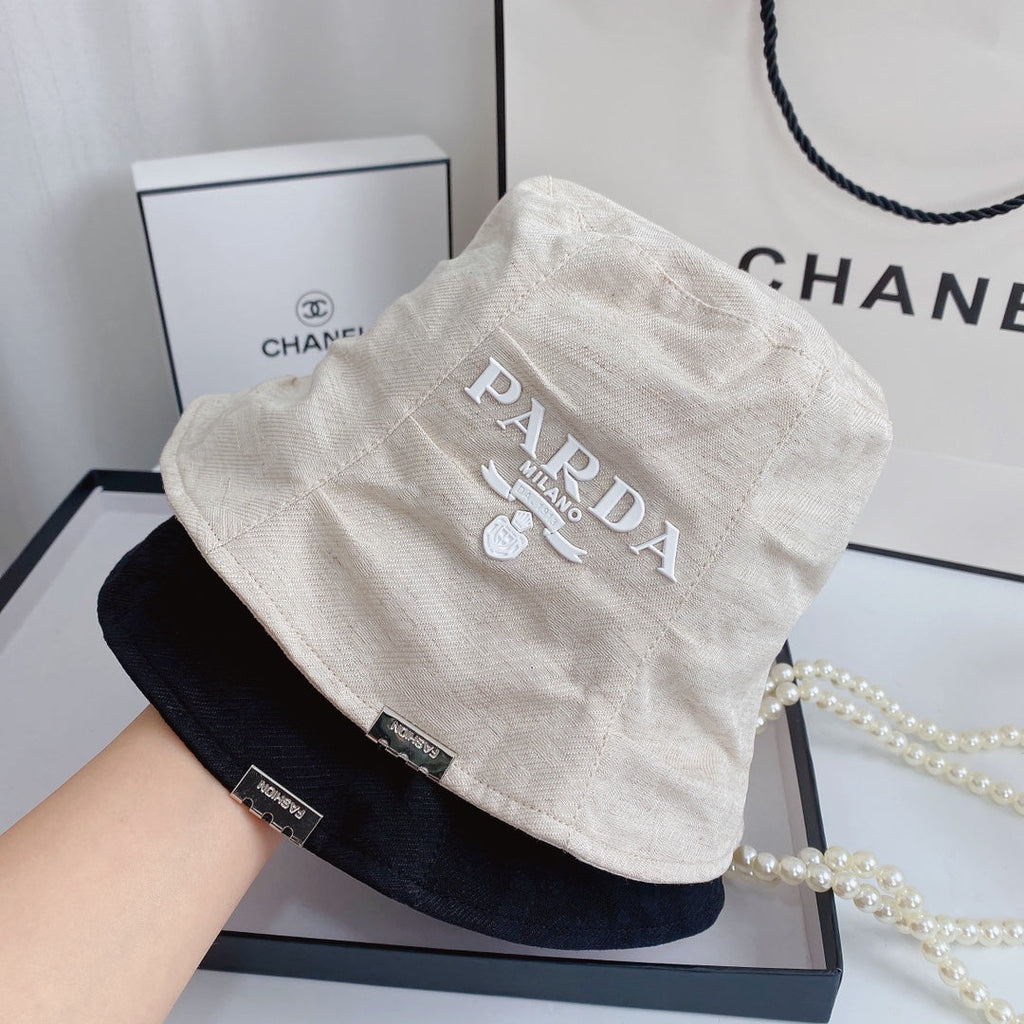 Prada Milano Drill Bucket Hat