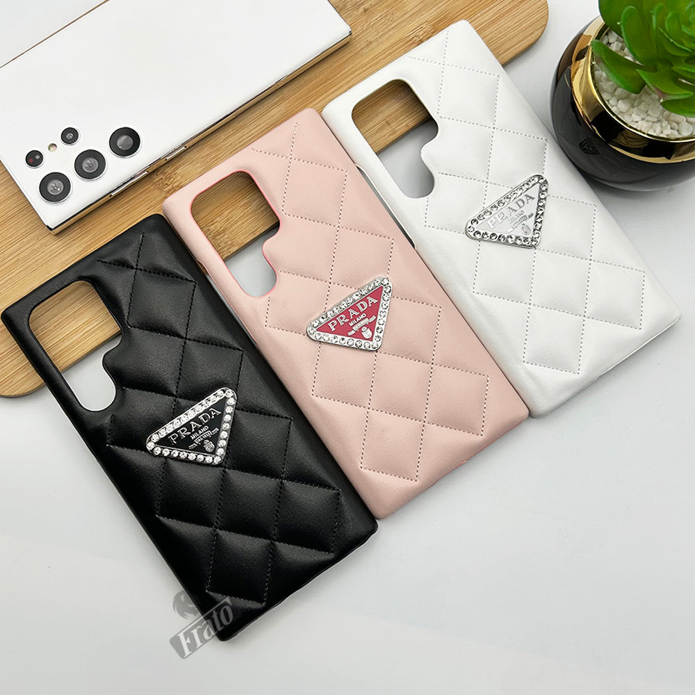 Luxury Prada Puff Leather Samsung Galaxy S26 Ultra Case – Designer Cover