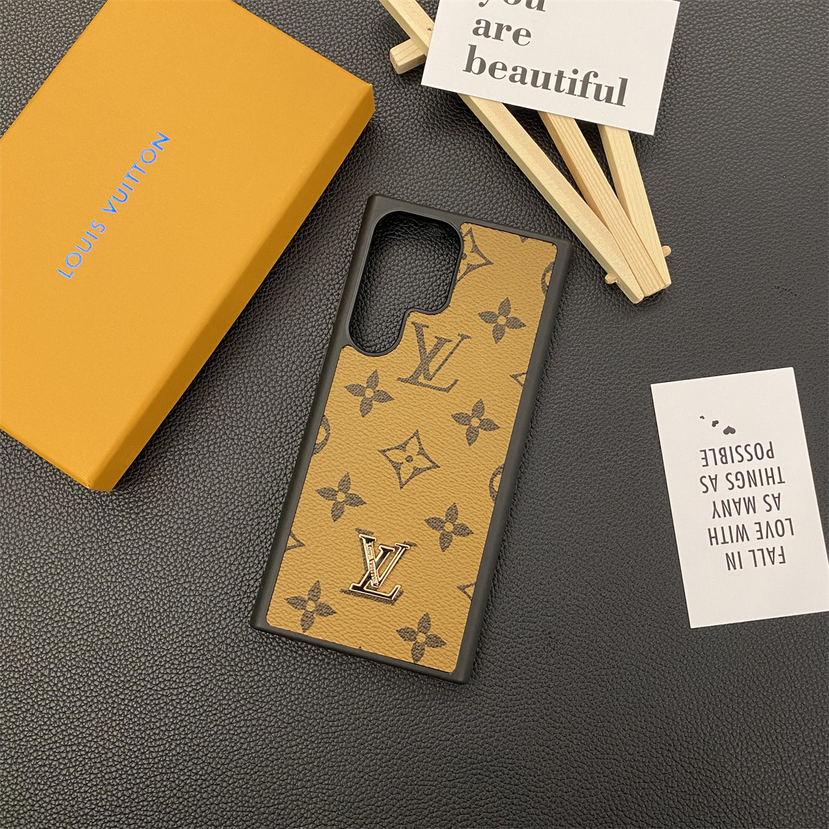 Louis Vuitton Samsung Galaxy S26 Ultra Case Lockme Leather | Luxury Designer Protective Phone Cover