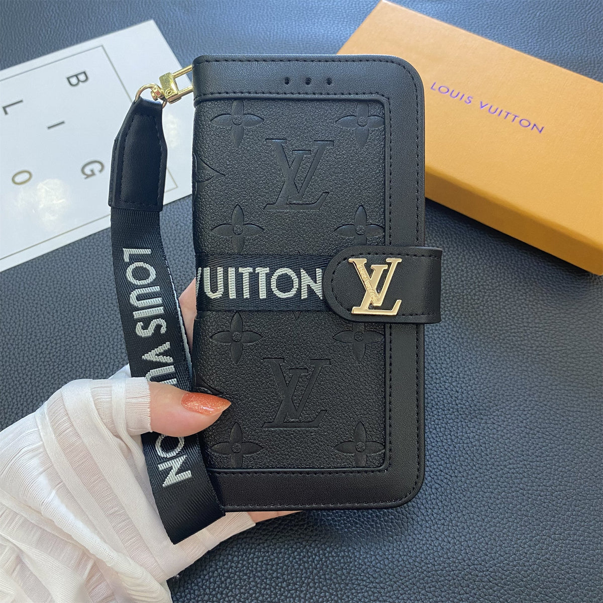 Louis Vuitton Samsung Galaxy S26 Ultra Case Monogram Leather Wallet Card Holder