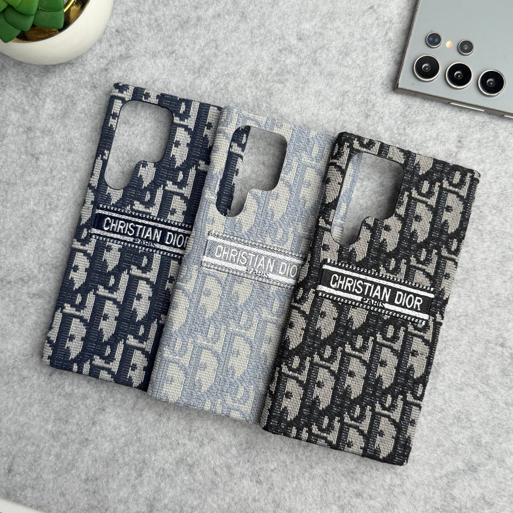Luxury Dior CD Samsung Galaxy S26 Ultra Case – Designer Oblique Cover