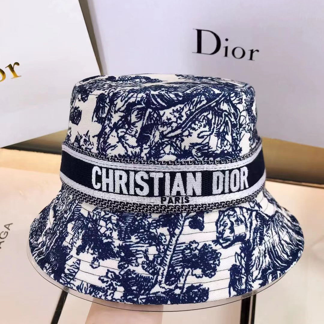 Christian Dior Toile de Jouy Bucket Hat | Luxury Designer Hat