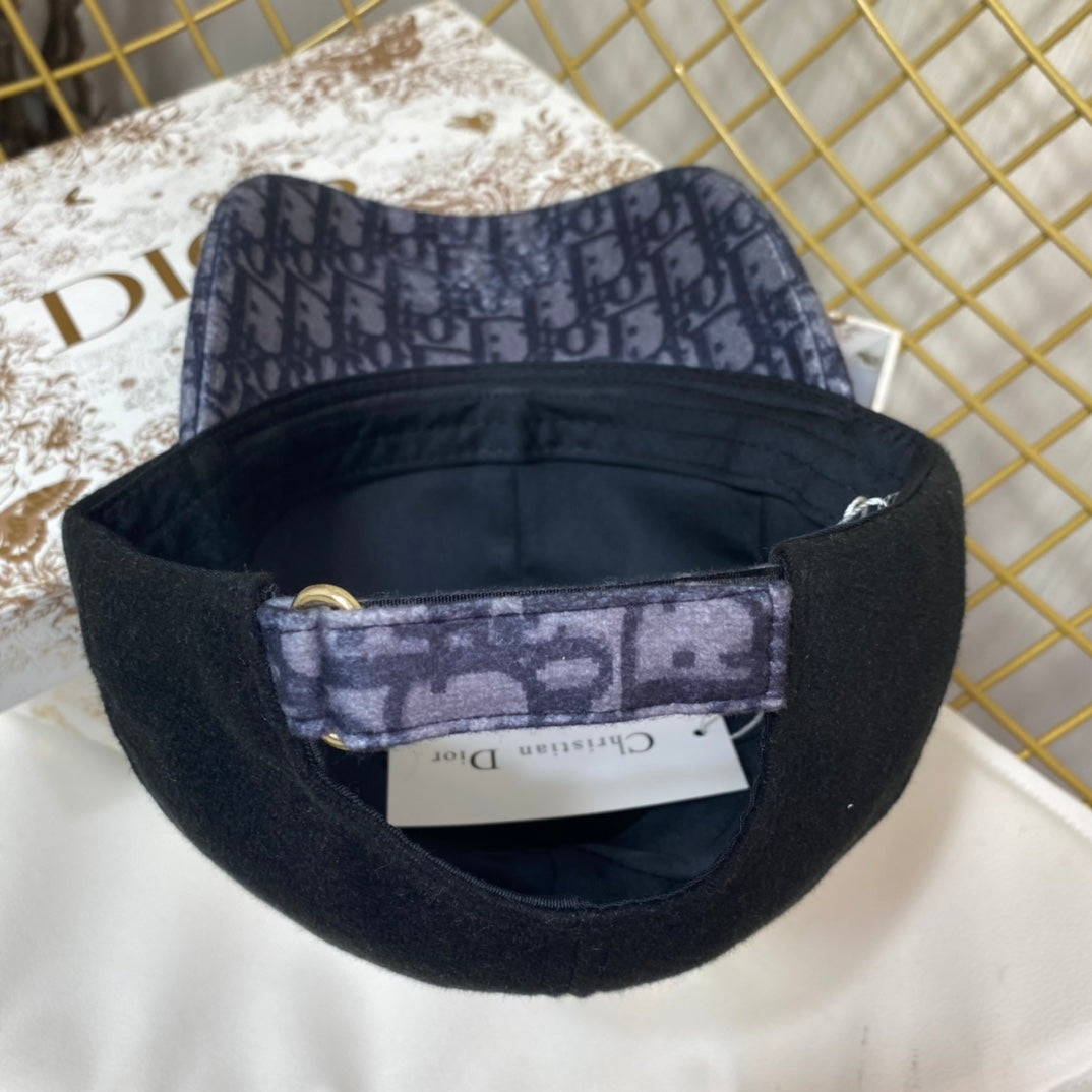 Dior Oblique Wool Baseball Cap | Luxury Designer Hat