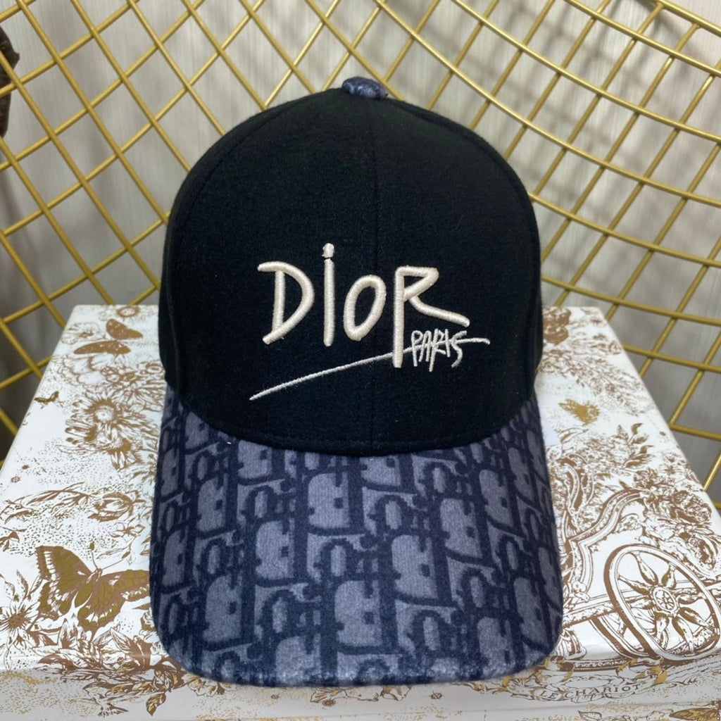 Dior Oblique Wool Baseball Cap | Luxury Designer Hat