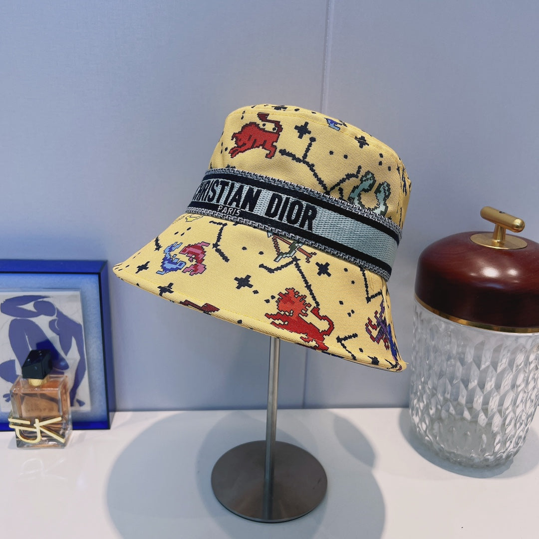 Dior Oblique Webbing Bucket Hat | Luxury Designer Cotton Bucket Hat