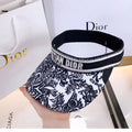 Dior Embroidered Cotton Sun Visor | Luxury Designer Adjustable Visor Hat