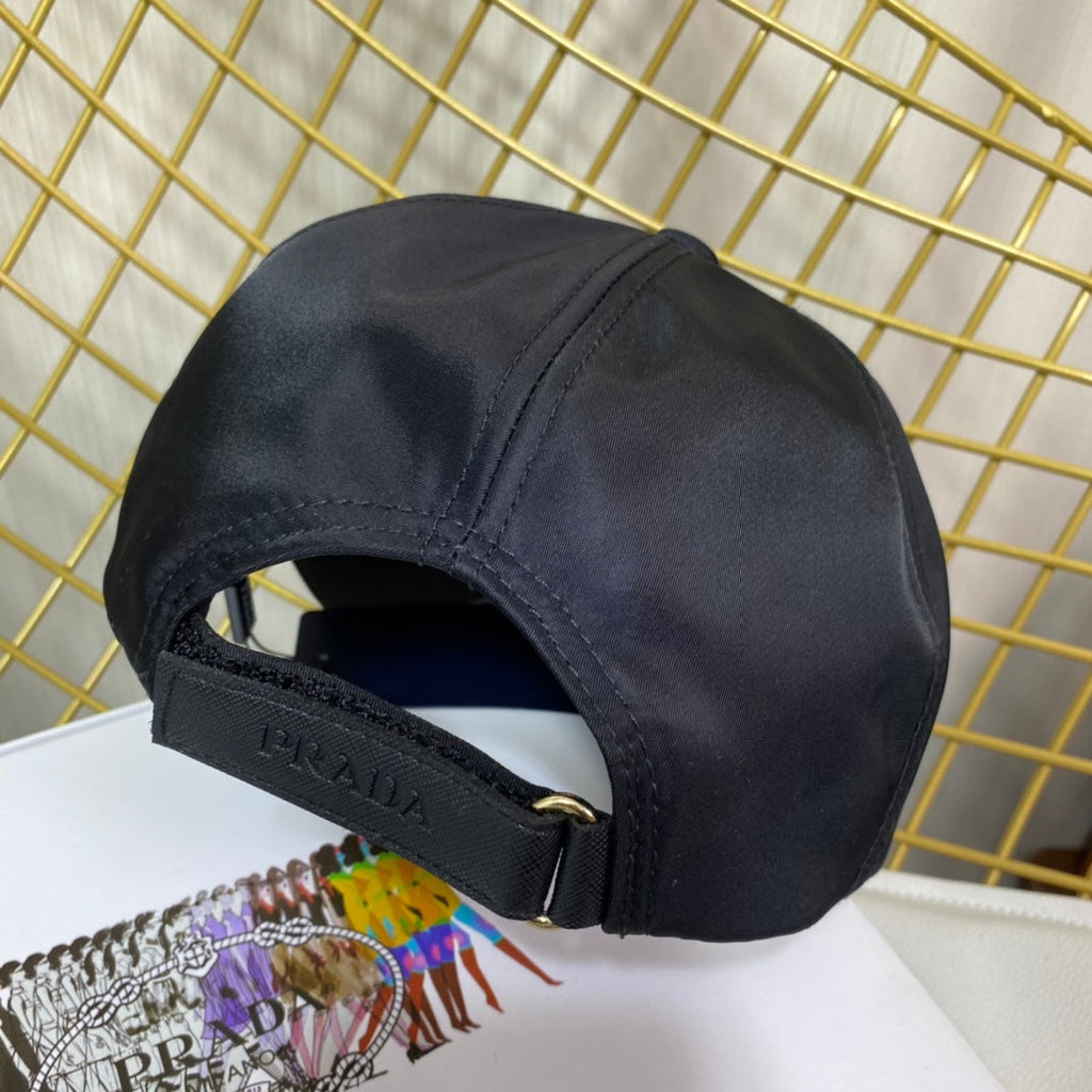 Prada Embroidered Logo Baseball Cap