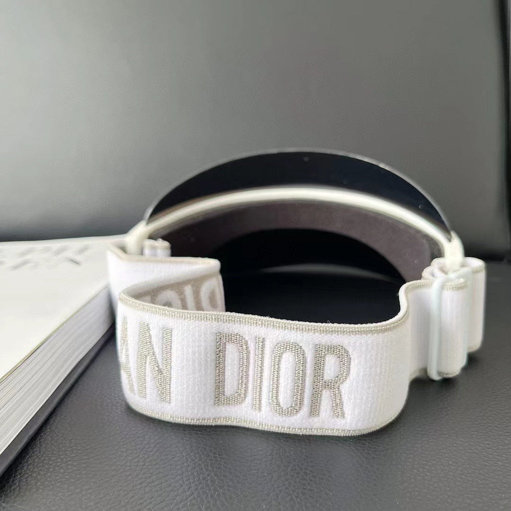 Christian Dior Resin Mirror Sun Visor Hat