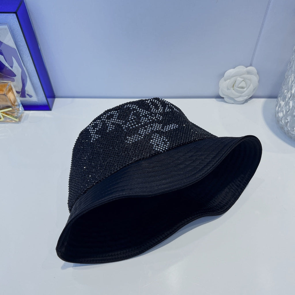 Prada Full Crystal Bucket Hat