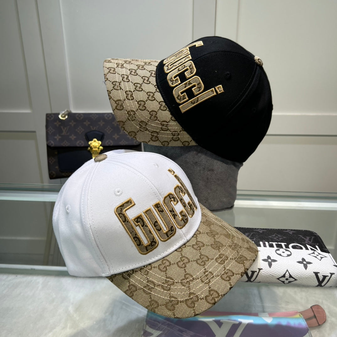 Gucci GG Monogram Baseball Cap | Luxury Designer Cotton Hat