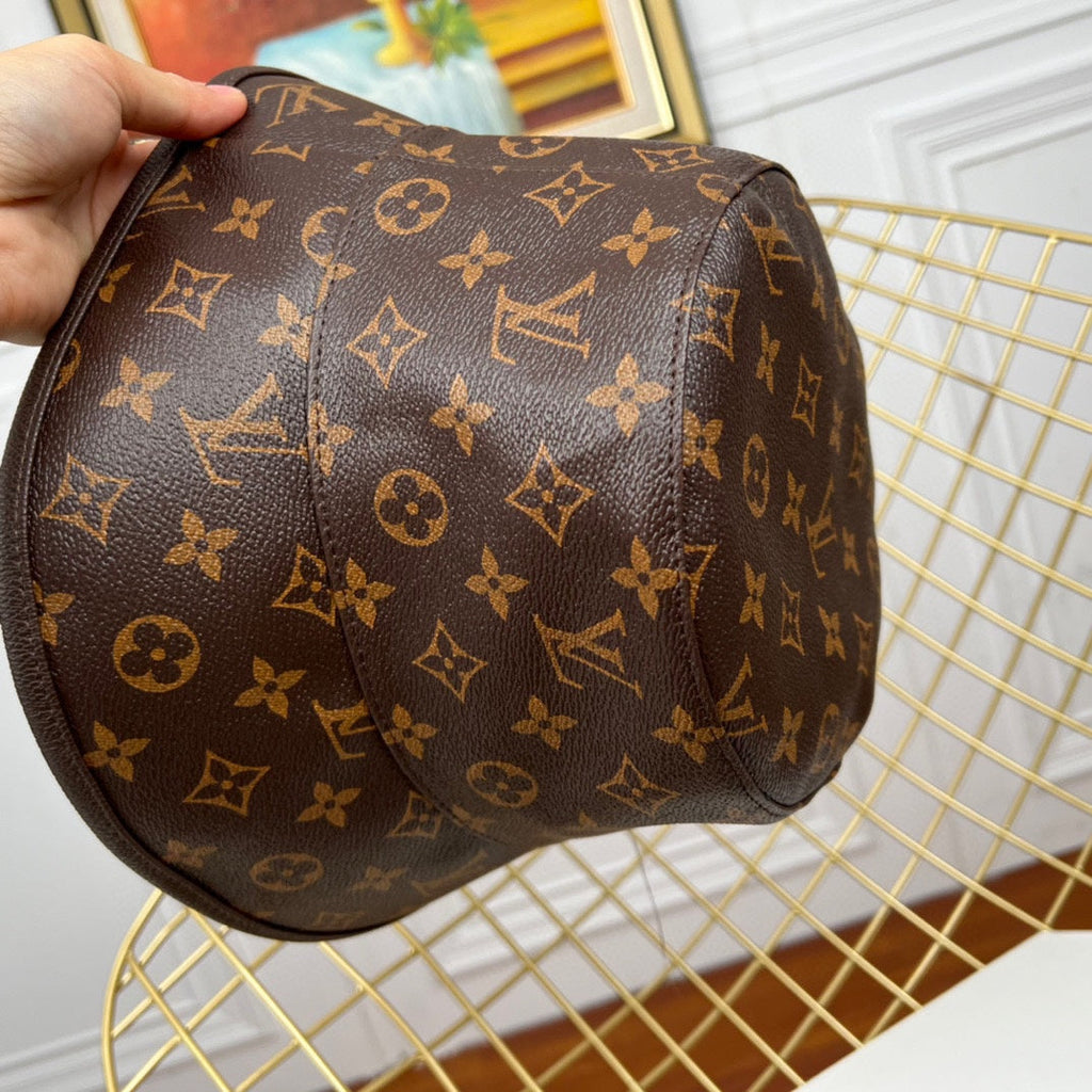 Luxury Louis Vuitton Monogram Bucket Hat & Cap Set
