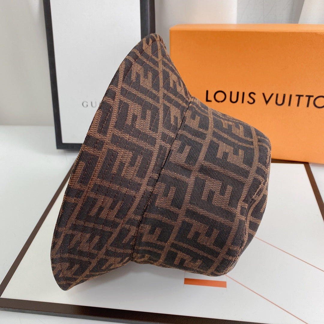 Fendi FF Monogram Bucket Hat | Luxury Designer Zucca Hat