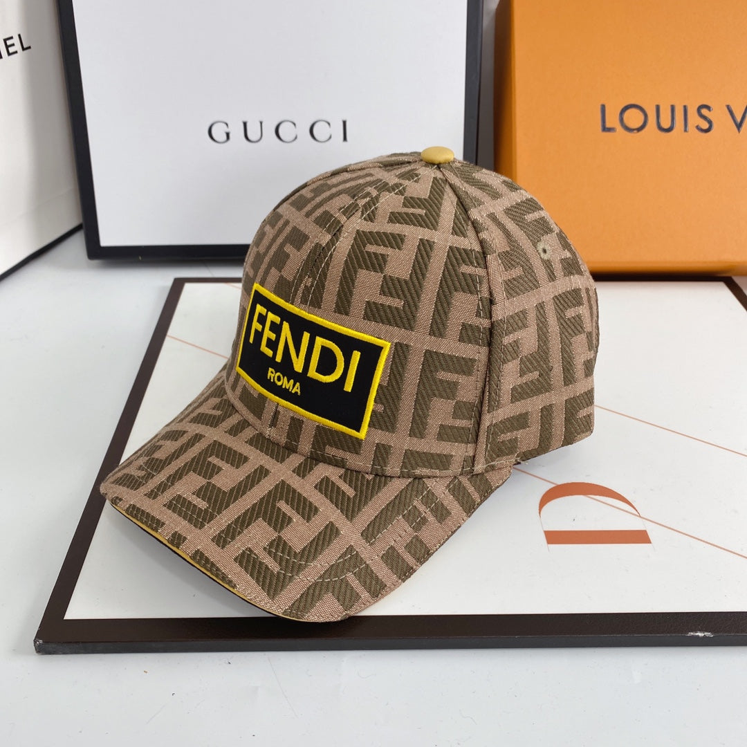 Fendi FF Embroidered Baseball Cap