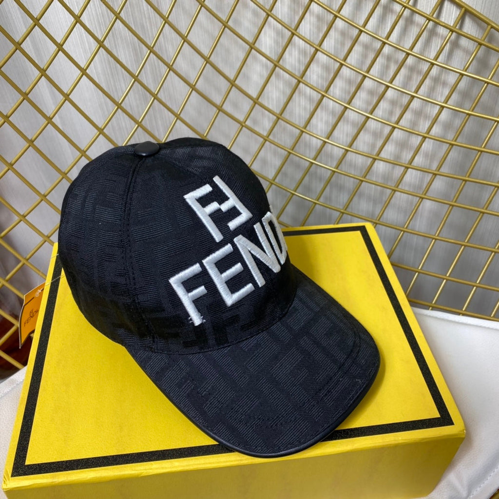 Fendi Classic Embroidered Letter Baseball Cap